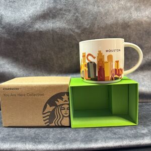 STARBUCKS Houston TX Design SIGNATURE YOU ARE HERE COFFEE/TEA MUG, 14oz-NEW I/B!